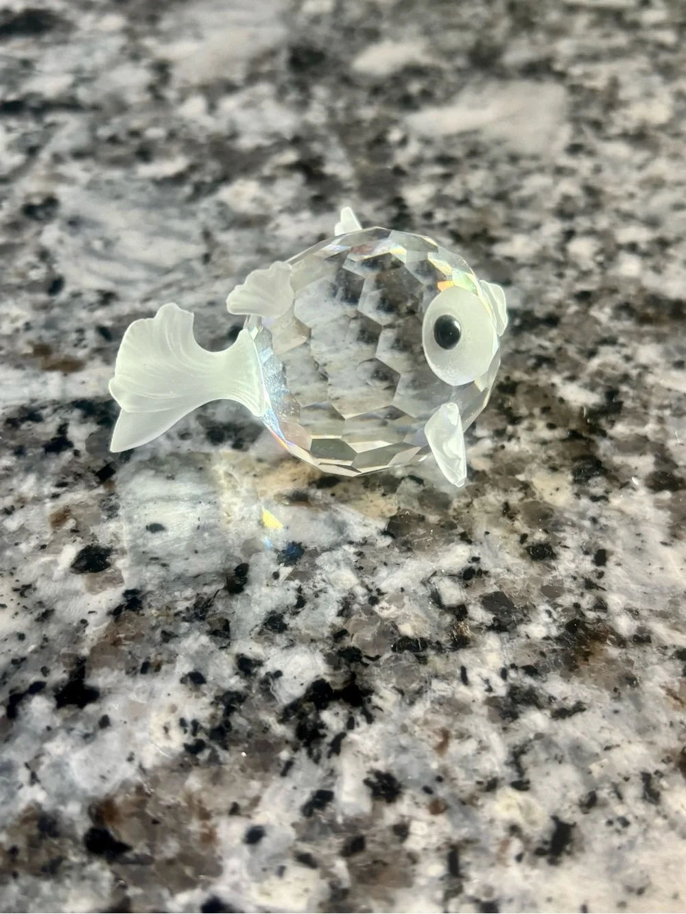 Vintage Swarovski Crystal Puffer Fish Figurine - Picture 6 of 10